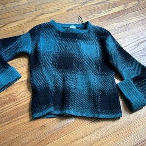 Plaid Green Sweater